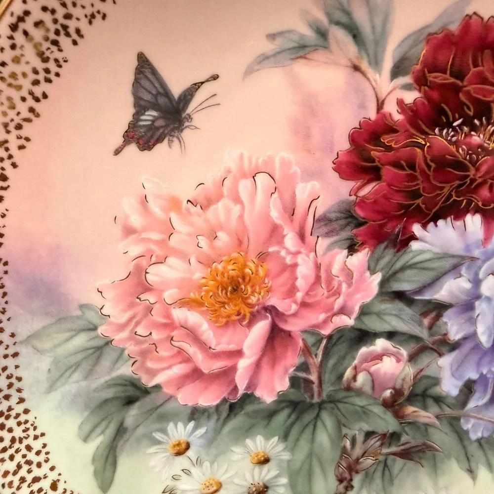 1991 W.L. George “Peony Prelude” Collector Plate